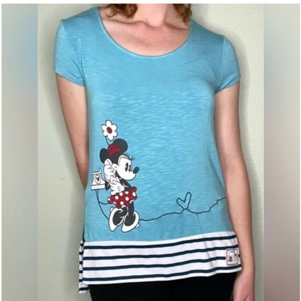 Disney Parks Hello Minnie scoop neck top. Worn about 3 times. 65 retail